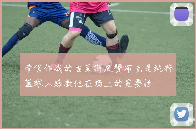 带伤作战的吉莱斯皮赞布克是纯粹篮球人感激他在场上的重要性